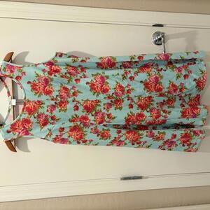 Love Squared Floral Sleeveless Dress - 2X